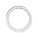 White Hub PVC Coupling in White 