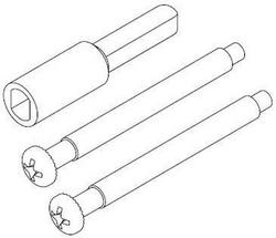 2-1/4 in. Thick Door Installation Kit for all Kwikset and Signature Series Knobs and Levers