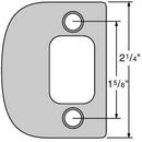 2-1/4 in. Full Lip Strike Plate in Satin Nickel