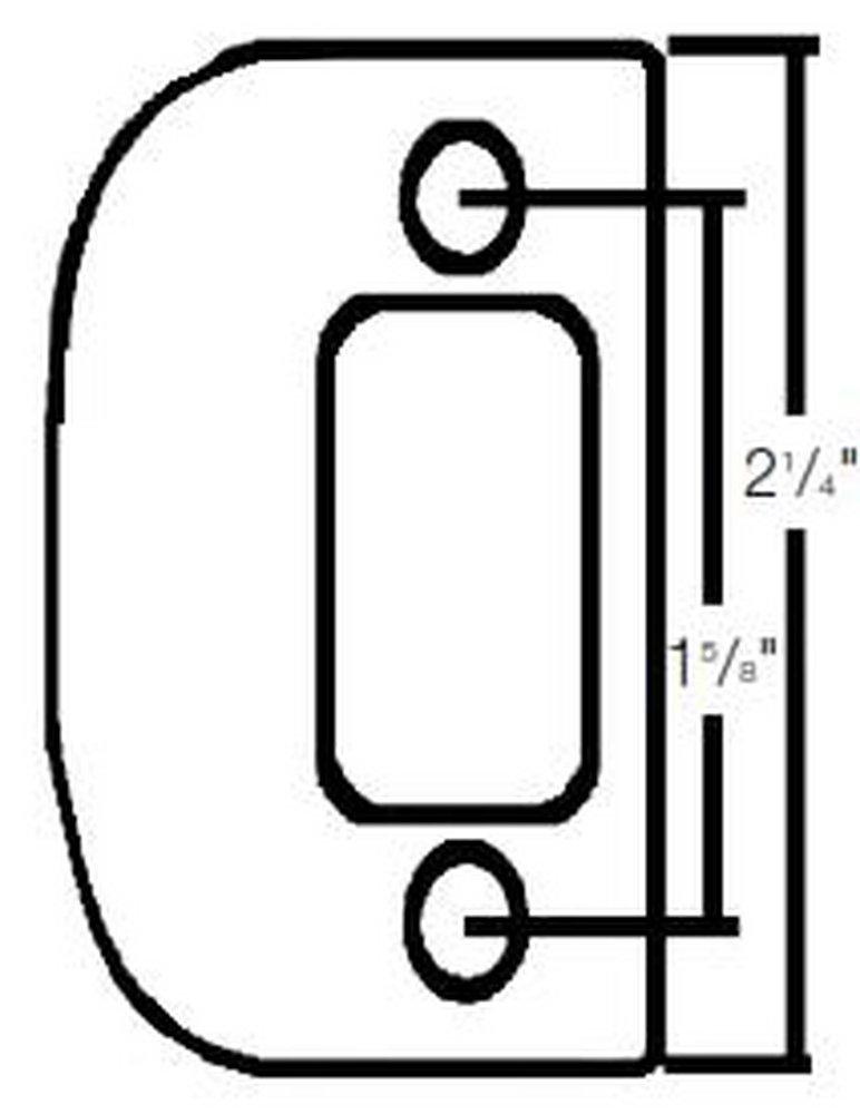2-1/4 FULL LIP RCS DB PLT MABL 
