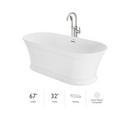 67X32 ACR FS OVAL BATH WHIT 