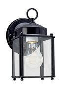 4-1/4 in. 100 W 1-Light Medium Lantern in Black
