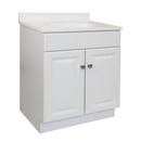 Wyndham 31" Free Standing Single Basin Vanity Set with Wood Cabinet and Marble Vanity Top 