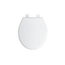 Round Slow Close Toilet Seat with Cover in White