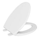 PROFLO&reg; White Elongated Closed Front Toilet Seat 