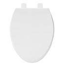 PROFLO&reg; White Elongated Closed Front Toilet Seat 