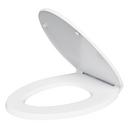 PROFLO&reg; White Elongated Closed Front Toilet Seat 