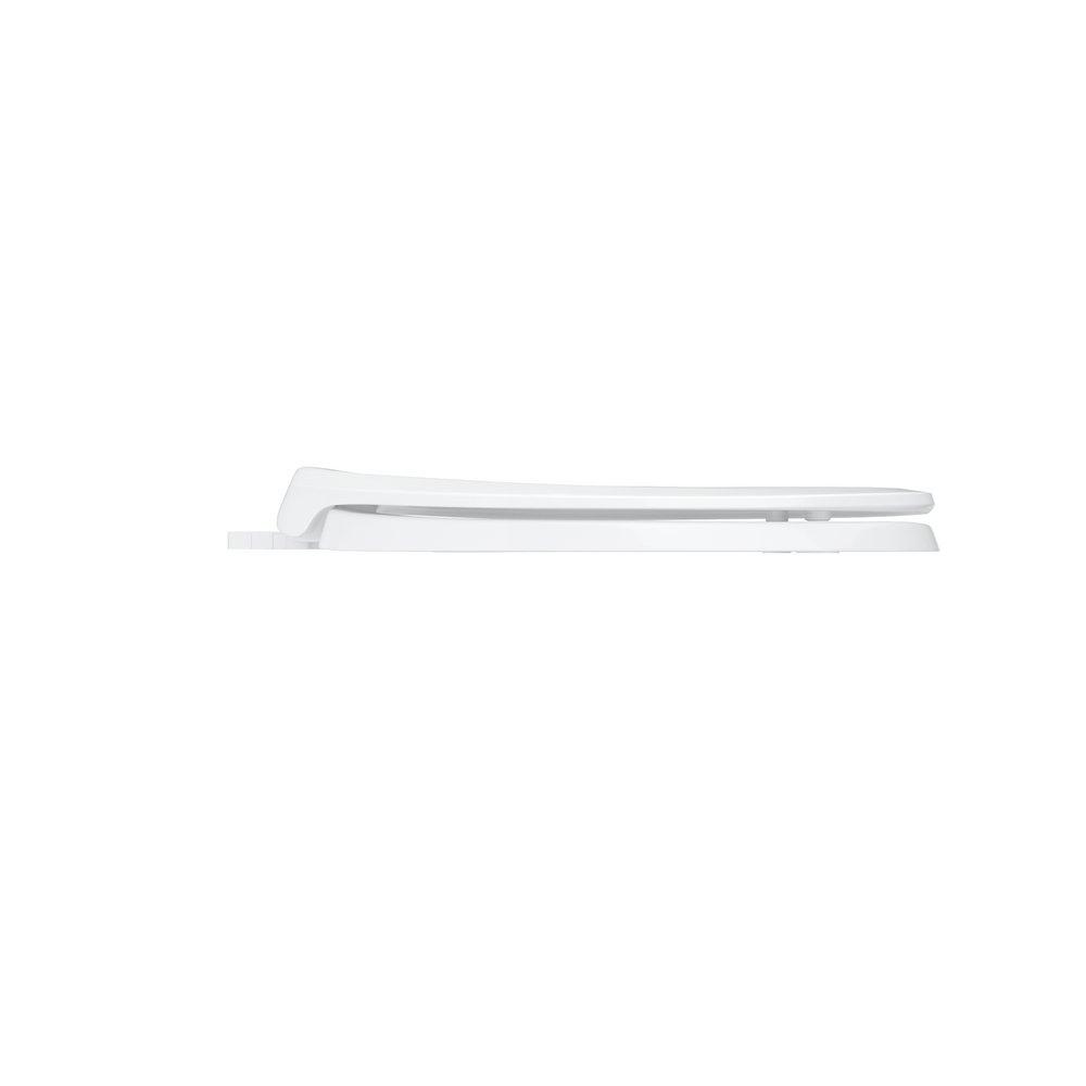 PROFLO&reg; White Elongated Closed Front Toilet Seat 