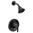 Moen Matte Black Single Handle Single Shower Faucet Trim Only 