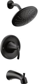 Moen Matte Black Single Handle Single Function Bathtub & Shower Faucet (Trim Only) 