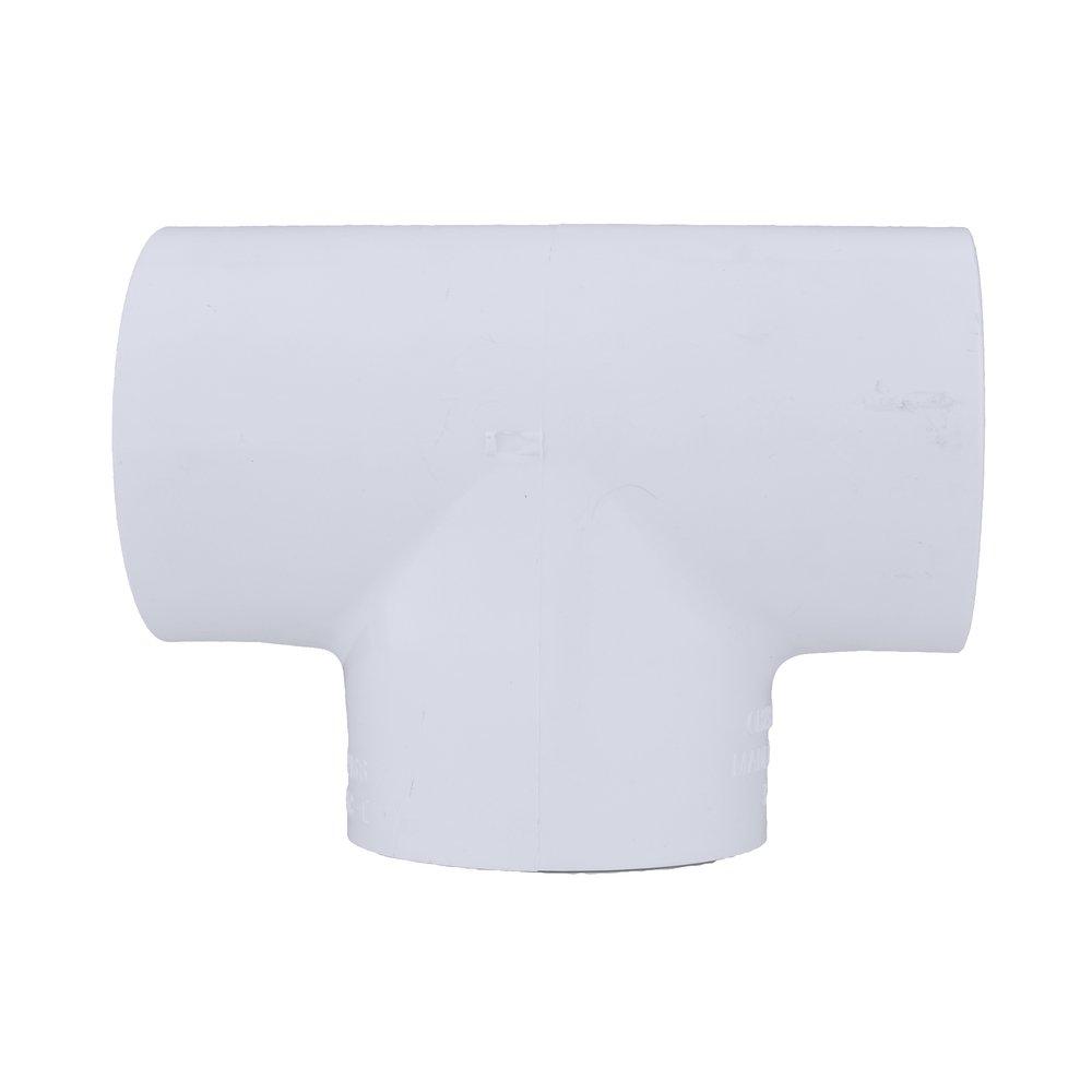 White PVC Schedule 40 Tee 