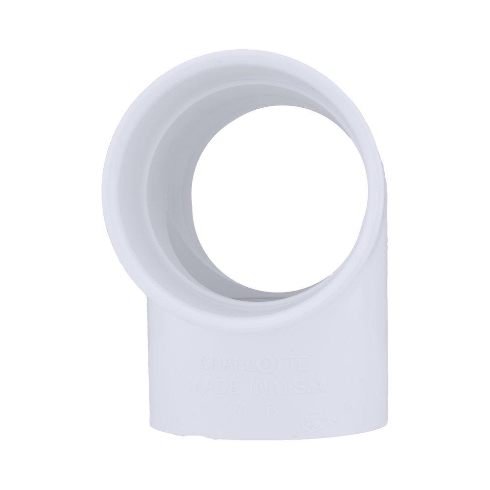 White PVC Schedule 40 Tee 