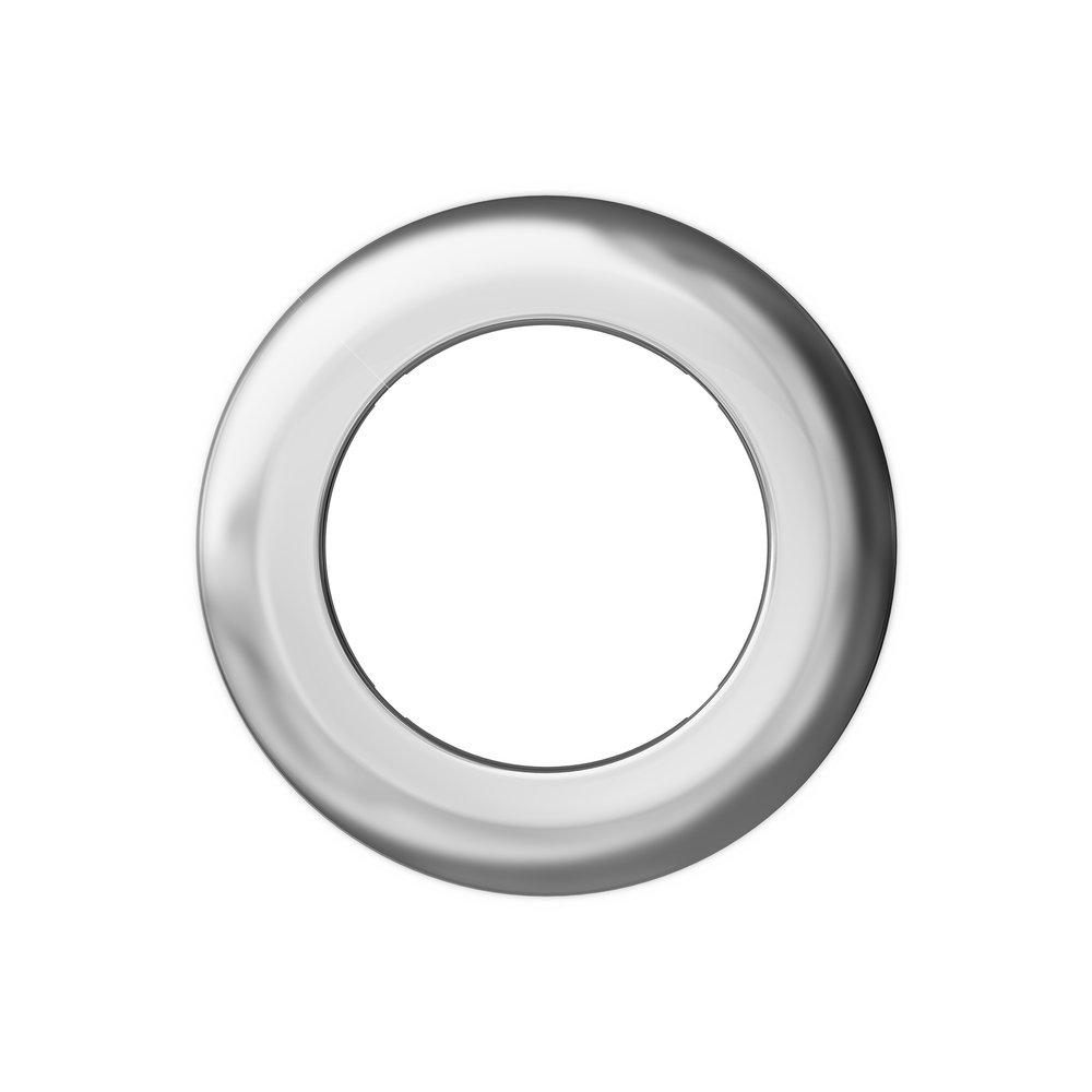 Jones Stephens Chrome Plated IPS Flexible Floor/Ceiling Plate Escutcheon 