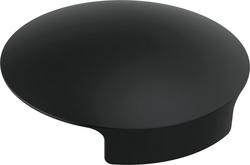 4 in. Plastic Glass Rinser Cover in Matte Black