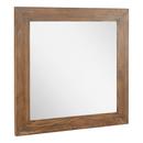 Signature Hardware Grey Wash 34 in. Square Vanity Mirror 