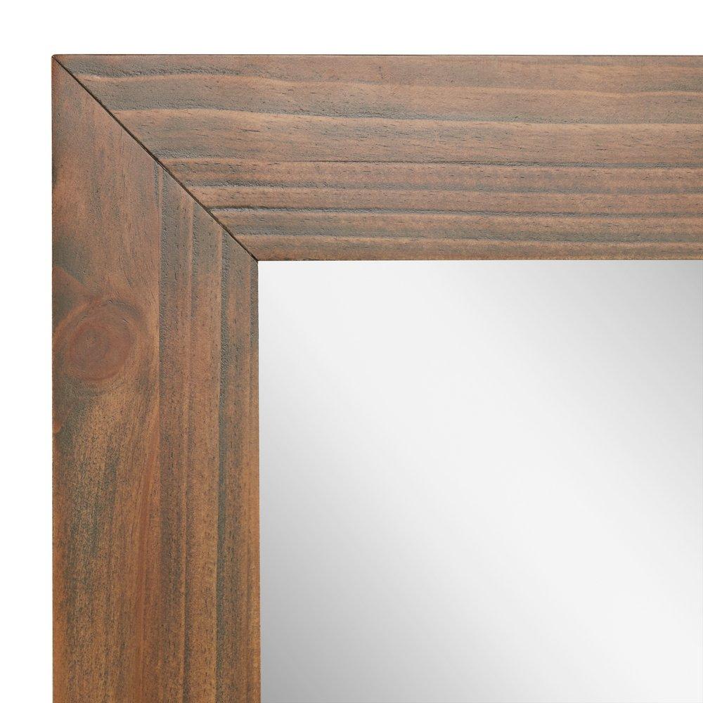 Signature Hardware Grey Wash 24 in. Rectangular Vanity Mirror (Set of 2) 