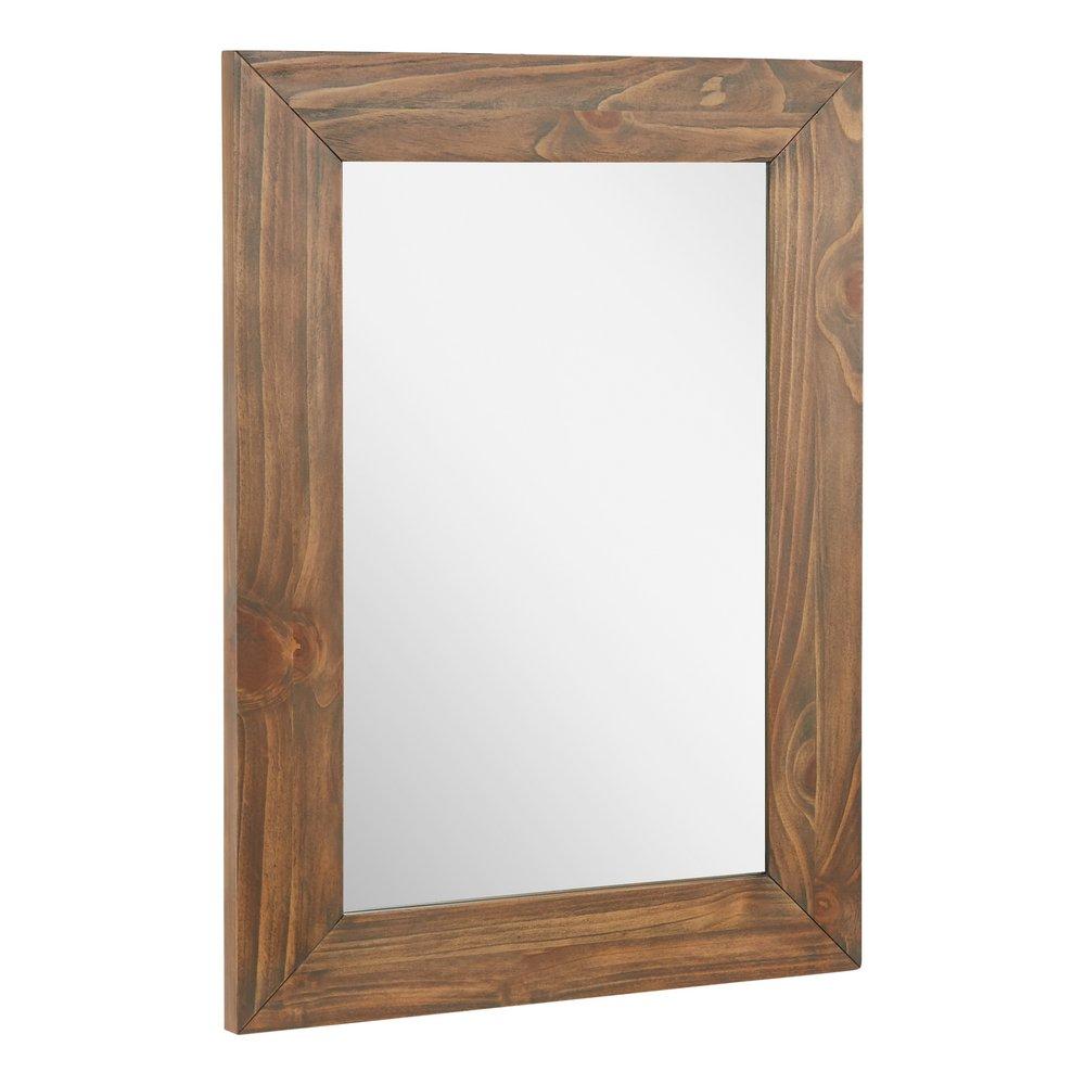 Signature Hardware Grey Wash 24 in. Rectangular Vanity Mirror 