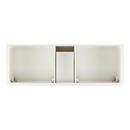 Signature Hardware Soft White 60 in. Floor Mount Vanity in White with Brushed Nickel 