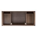 Signature Hardware Ash Brown 48 in. Floor Mount Vanity in Ash Brown with Brushed Nickel 