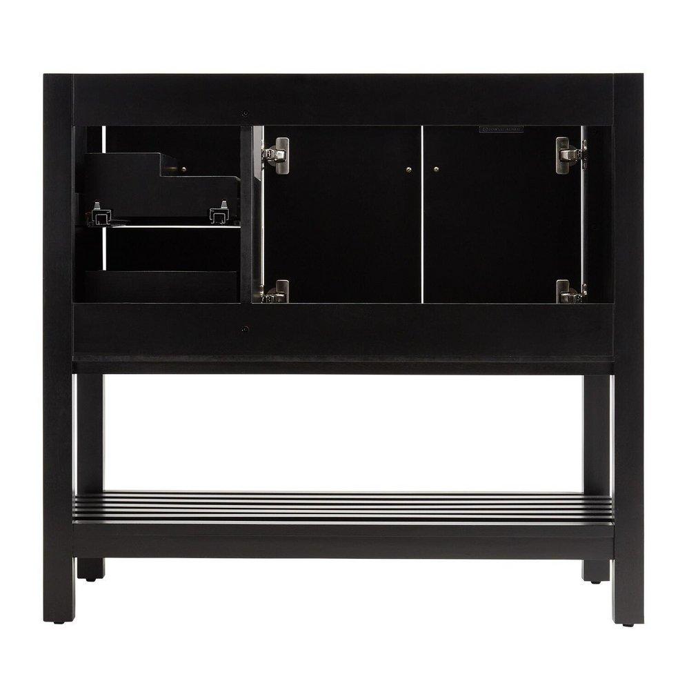 Signature Hardware Black 36 in. Floor Mount Vanity 