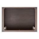 Signature Hardware Ash Brown 30 in. Floor Mount Vanity in Ash Brown with Satin Brass 