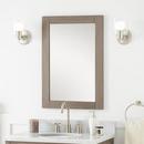 22-1/8 in. Rectangular Vanity Mirror in Ash Brown