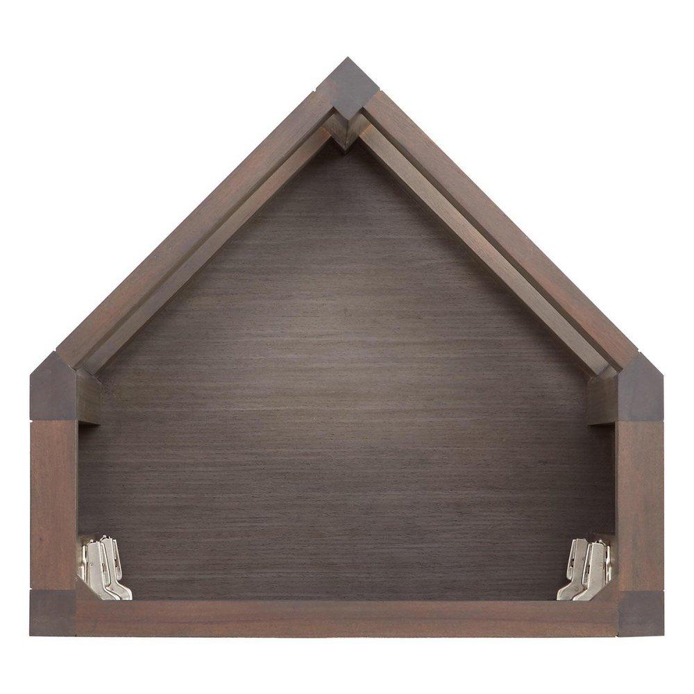 Signature Hardware Ash Brown 24 in. Floor Mount Vanity in Ash Brown with Brushed Nickel 