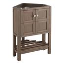 Signature Hardware Ash Brown 24 in. Floor Mount Vanity in Ash Brown with Brushed Nickel 