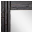 Signature Hardware Rustic Black 36 in. Rectangular Vanity Mirror 