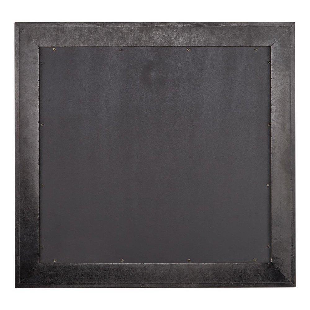Signature Hardware Rustic Black 36 in. Rectangular Vanity Mirror 