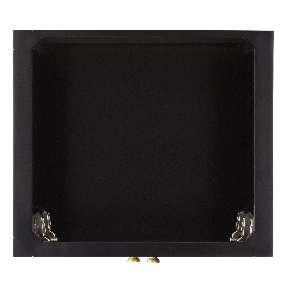 Signature Hardware Black Floor Mount Vanity in Black 