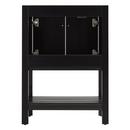 Signature Hardware Black Floor Mount Vanity in Black 