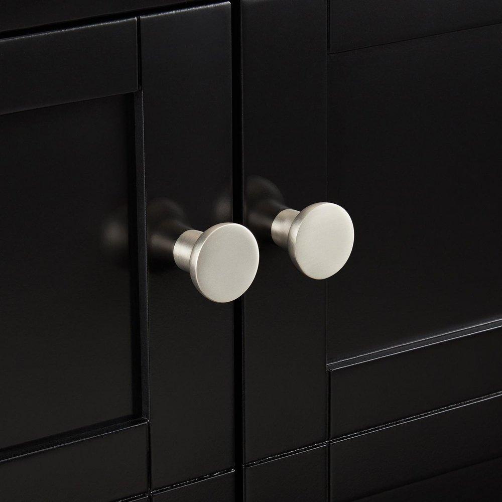 Signature Hardware Black Floor Mount Vanity in Black 