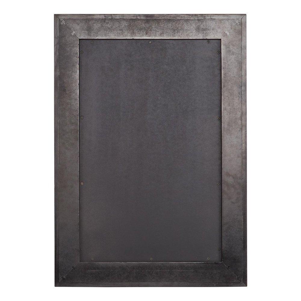 Signature Hardware Rustic Black 24 in. Rectangular Vanity Mirror 