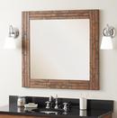 36 in. Rectangular Vanity Mirror in Farmhouse Brown