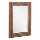 Signature Hardware Farmhouse Brown 24 in. Rectangular Vanity Mirror 