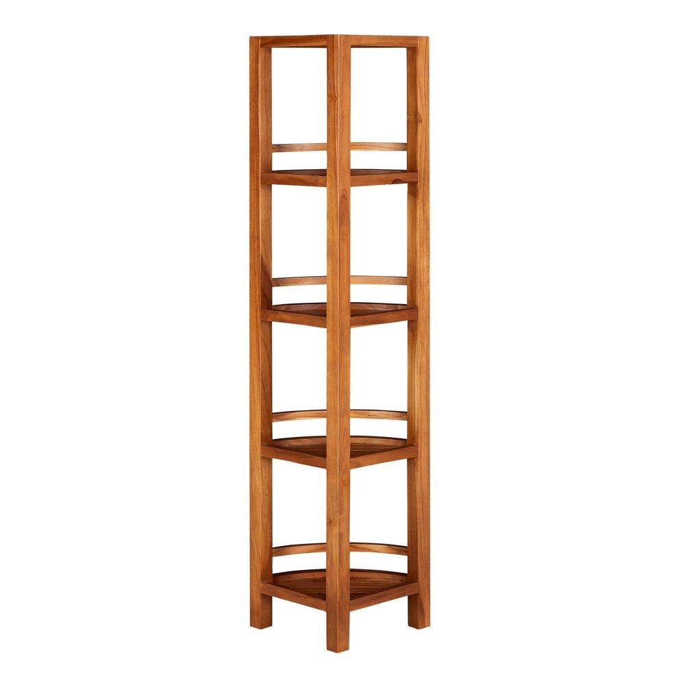 Signature Hardware Teak Teak Bathroom Shelf 