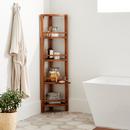 Signature Hardware Teak Teak Bathroom Shelf 