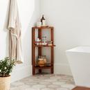 Signature Hardware Teak Teak Bathroom Shelf 
