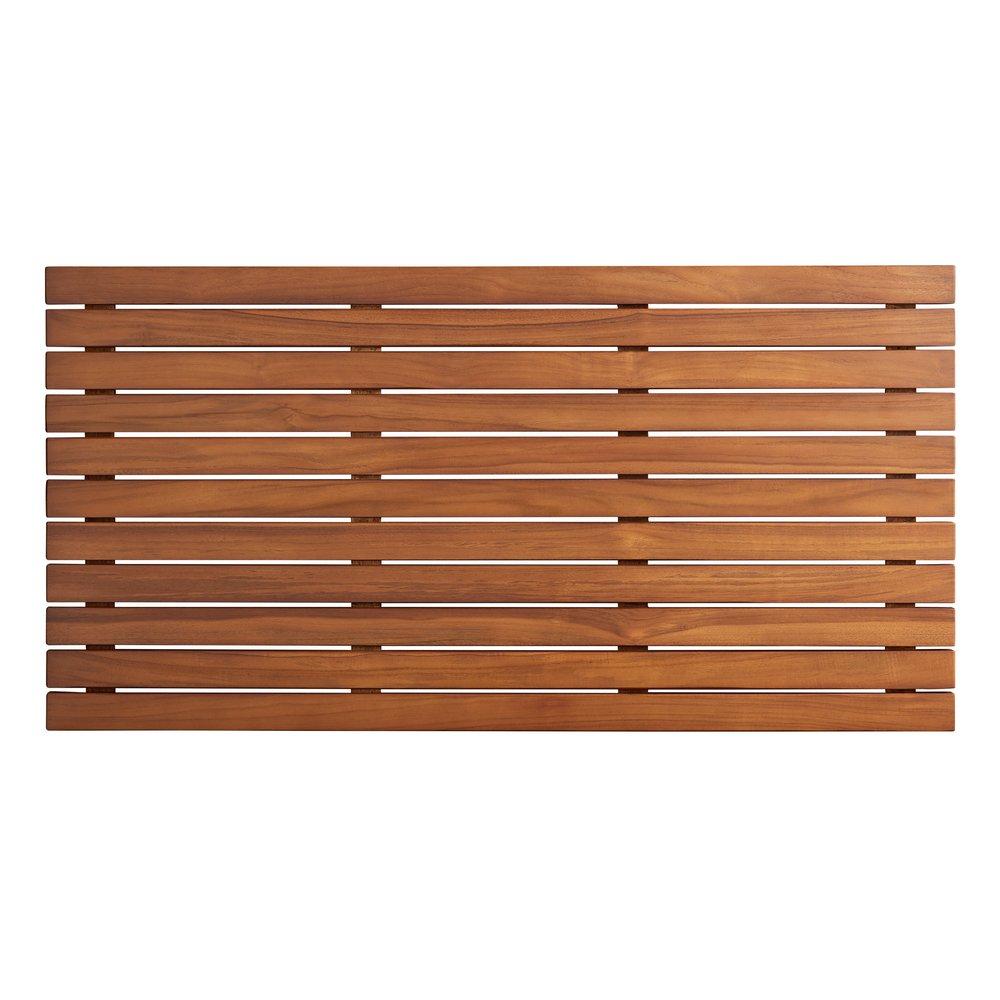 Signature Hardware Teak Teak Bathroom Floor Mat 