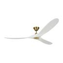 70 in. 3-Blade Indoor Ceiling Fan in Burnished Brass