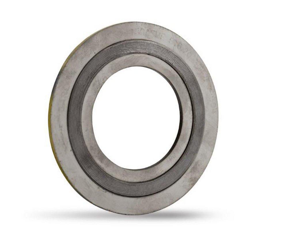 FLEXSEAL&reg; RWI Spiral Wound Gasket for 12 in. ASME B16.5 Class 150 Flange, 304/304L Stainless Steel Winding, Flexible Graphite Filler, Carbon Steel Outer Ring, 304/304L Stainless Steel Inner Ring, Import 