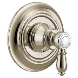 Single Handle Diverter Valve Trim in Polished Nickel