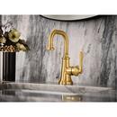 Moen Brushed Gold Single Handle Monoblock Bathroom Sink Faucet Lever Handle 