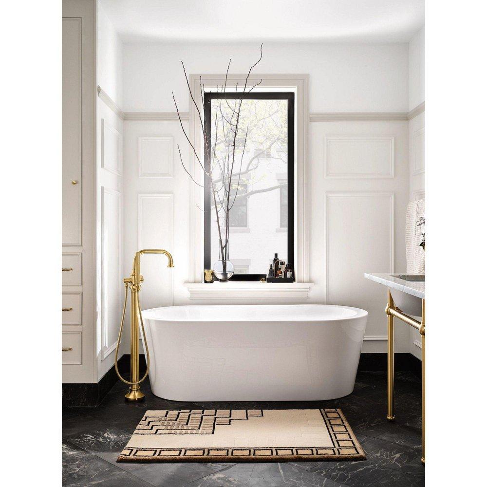 Moen Chrome Single Handle Lever Floor Mount Filler (Trim Only) 