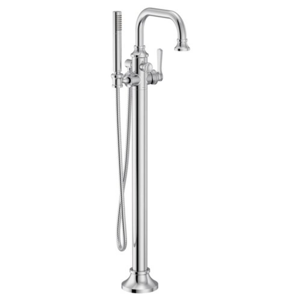 Moen Chrome Single Handle Lever Floor Mount Filler (Trim Only) 