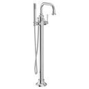 Moen Chrome Single Handle Lever Floor Mount Filler (Trim Only) 