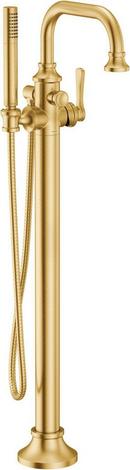 Moen Brushed Gold Single Handle Lever Floor Mount Filler (Trim Only) 