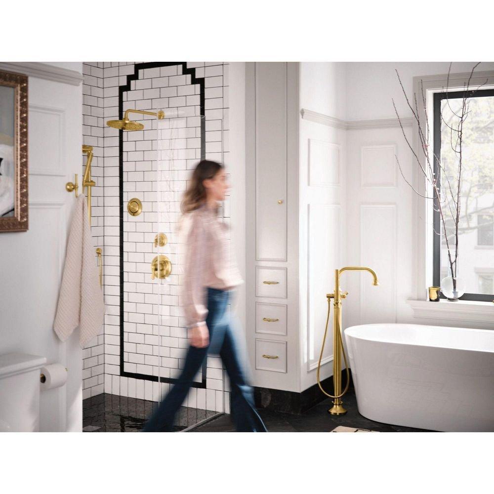 Moen Brushed Gold Single Handle Pressure Balancing Valve Trim 