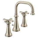 Moen Brushed Nickel Two Handle Widespread Bathroom Sink Faucet Cross Handle 
